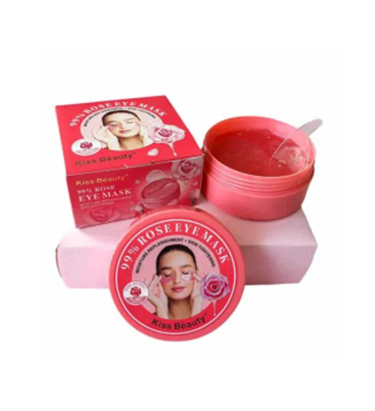 ماسک زیرچشم کیس بیوتی مدل گل رز بسته ۶۰ عددی / KISS BEAUTY