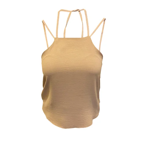 تاپ زنانه مدل ابر و بادی کد 20۵ رنگ کرم / TOSHNA