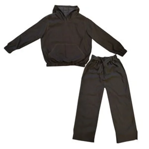 ست هودی و شلوار زنانه مدل طرح لی رنگ نوک مدادی / TOSHNA