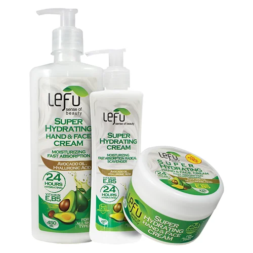 کرم آبرسان آواکادو لفو مدل SUPER HYDRATING مجموعه ۳ عددی / LEFU