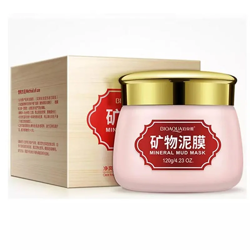 ماسک صورت بایوآکوا MINERAL MUD MASK حجم ۱۲۰ گرم / BIOAQUA
