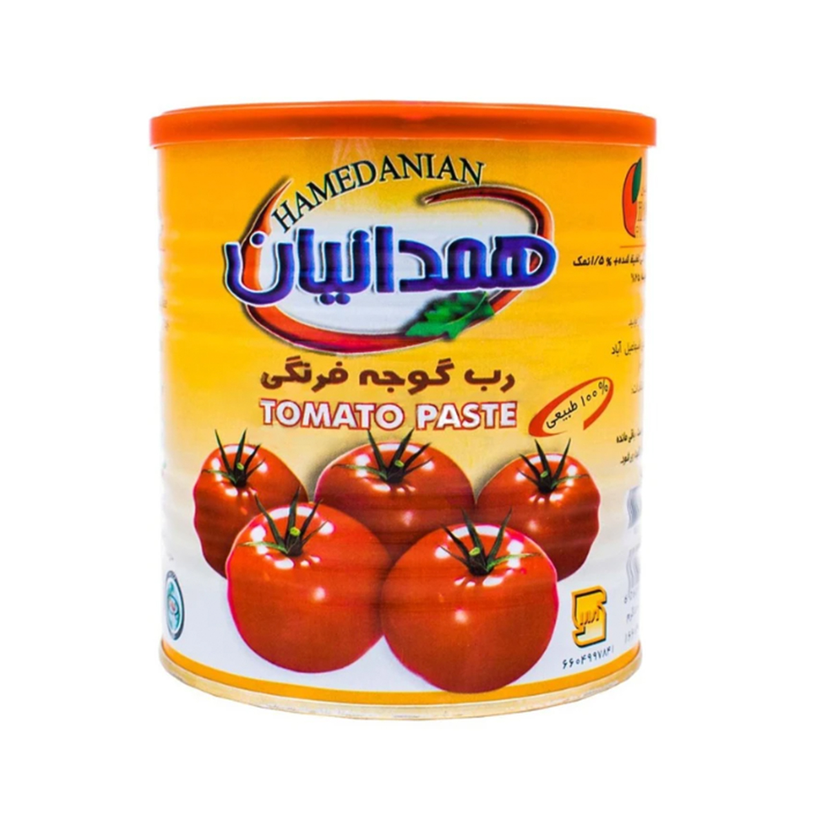 کنسرو رب گوجه فرنگی همدانیان مقدار 800 گرم
