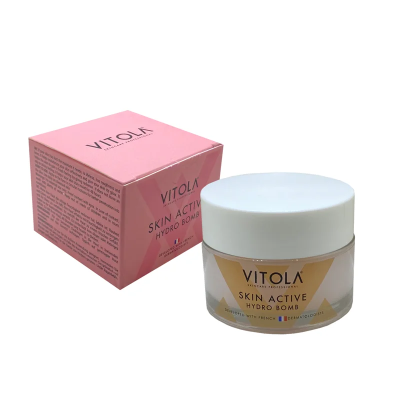 ژل کرم آبرسان ویتولا مدل SKIN ACTIVE HYDRO BOMB حجم 50 میلی لیتر / VITOLA
