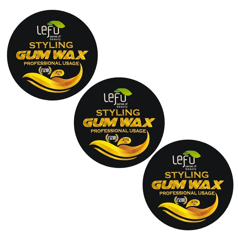 چسب مو لفو مدل GUM WAX مجموعه ۳ عددی / LEFU
