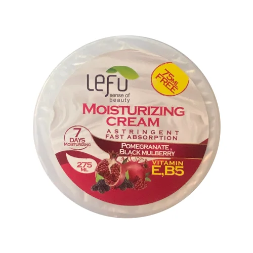 کرم مرطوب کننده لفو مدل MOISTURIZING انار و شاتوت حجم 275 میلی لیتر/ LEFU