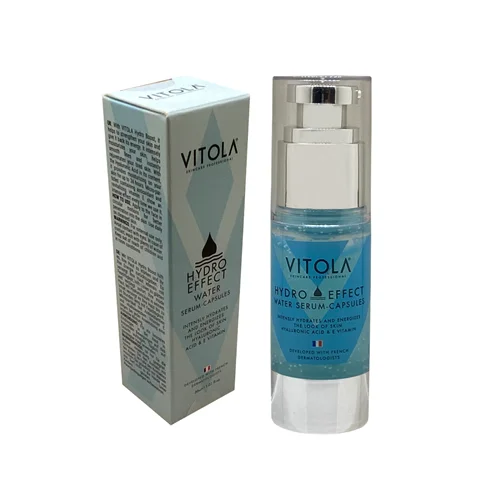 سرم کپسولی آبرسان ویتولا مدل HYDRO EFFECT حجم ۳۰ میلی لیتر / VITOLA