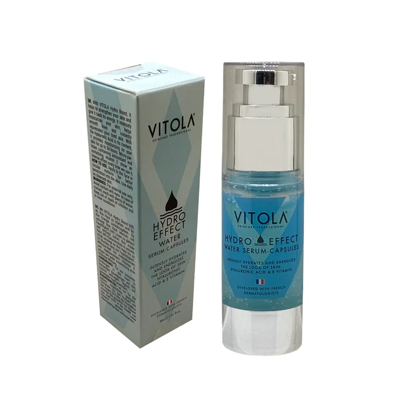 سرم کپسولی آبرسان ویتولا مدل HYDRO EFFECT حجم ۳۰ میلی لیتر / VITOLA