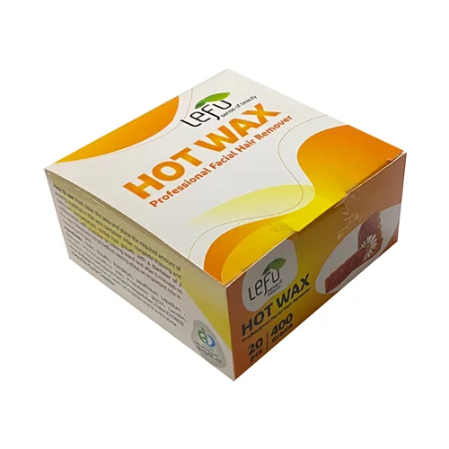 موم موبر لفو مدل HOT WAX عسل وزن 400 گرم بسته 20 عددی / LEFU