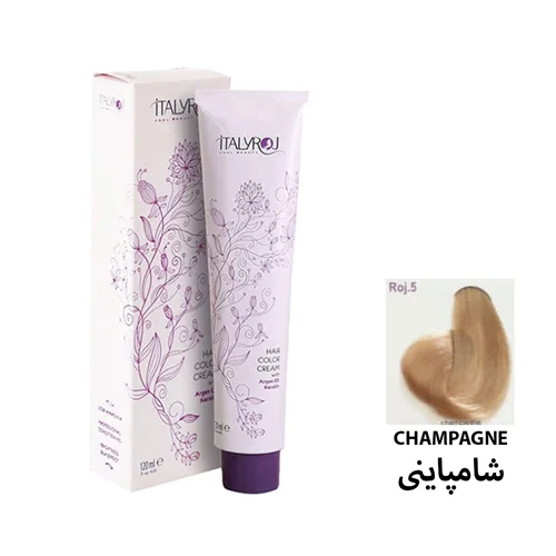 رنگ مو رمیو سری فانتزی شماره ROJ5 رنگ شامپاینی / ITALYROJ