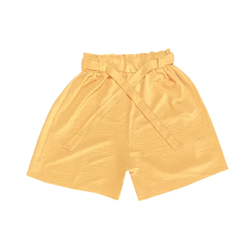 شلوارک زنانه مدل کمر تمام کش ابر و بادی توشنا کد 30۵ رنگ کرم / TOSHNA