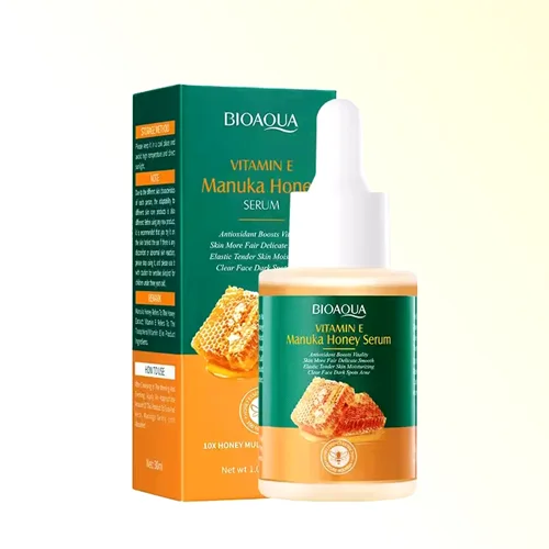 سرم بایوآکوا مدل ویتامین E عسل مانوکا حجم ۳۰ میل / BIOAQUA