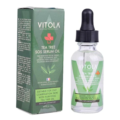 سرم پوست ویتولا مدل TEA TREE SOS SERUM حجم 30 میلی لیتر / VITOLA