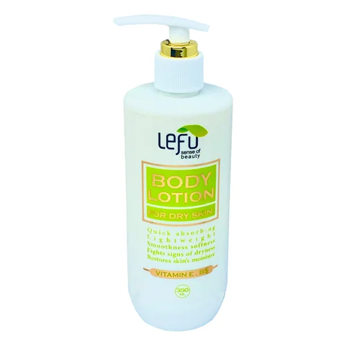 لوسیون بدن لفو مخصوص پوست خشک و حساس حجم 350 میلی لیتر/ LEFU