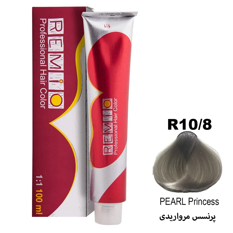 رنگ مو رمیو سری CLASSIC شماره R۱۰/8 رنگ پرنسس مرواریدی / REMIO