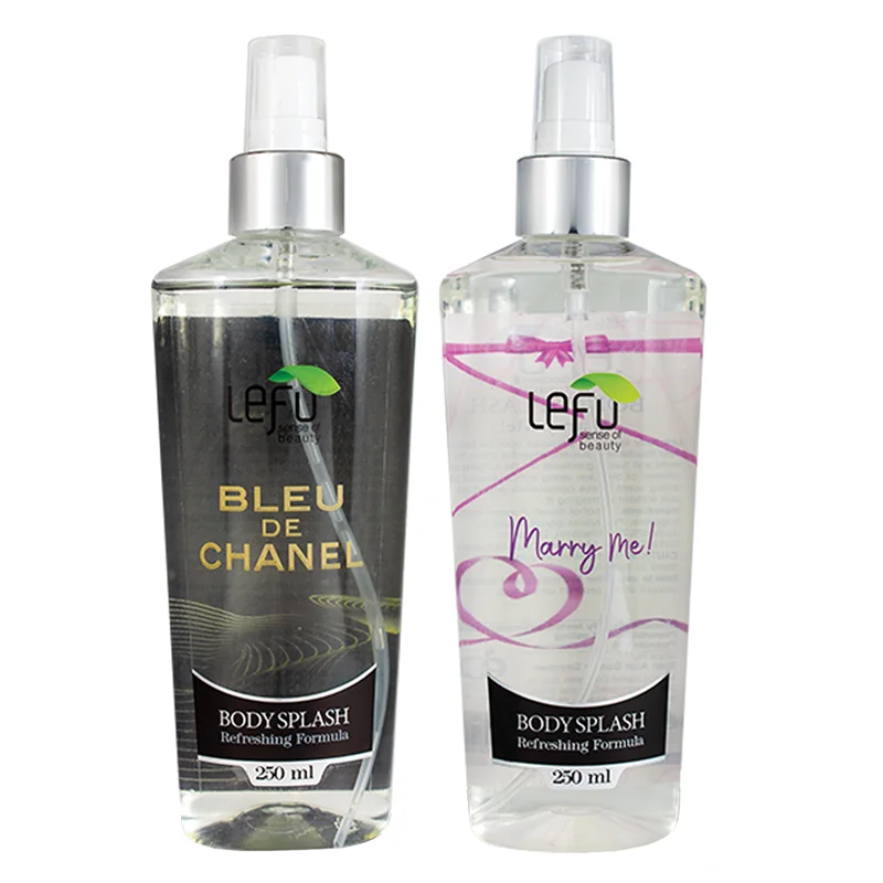 بادی اسپلش لفو مدل MARRY MEوBLEU DE CHANEL مجموعه 2 عددی 250 میلی لیتر/ LEFU