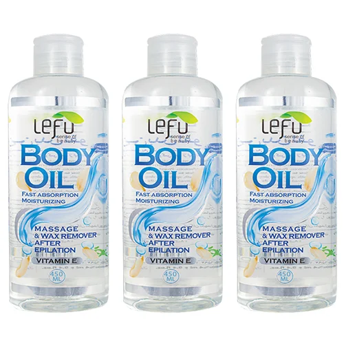 روغن بدن لفو مدل FAST ABSORPTION MOISTURIZING مجموعه سه عددی/LEFU