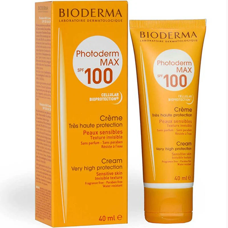کرم ضد آفتاب بایودرما مدل رنگی SPF۱۰۰ حجم ۴۰ میلی لیتر / BIODERMA