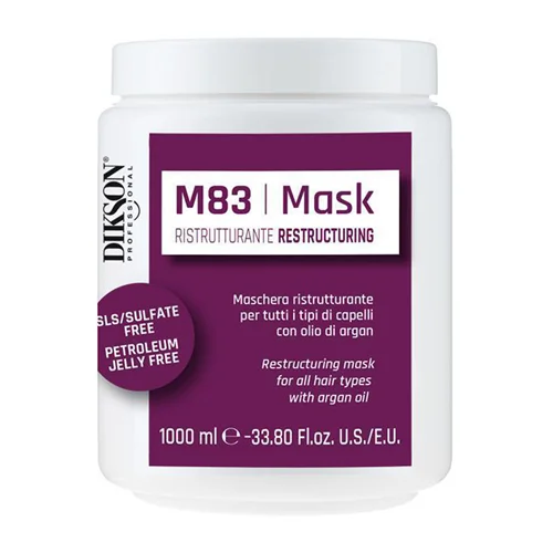 ماسک مو دیکسون مدل RISTRUTTURANTE RESTRUCTURING M83 حجم 1000 میلی لیتر / DIKSON