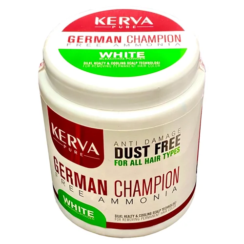 پودر دکلره کروا پیور مدل GERMAN CHAMPION رنگ WHITE وزن 400 گرم / KERVAPURE