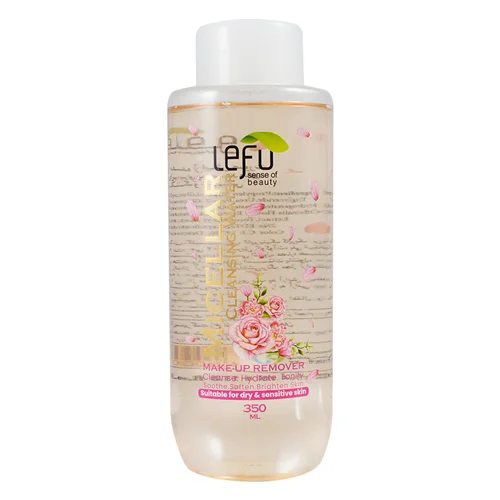 محلول پاک کننده آرایش لفو مدل MICELLAR سبز حجم 350 میلی لیتر /LEFU