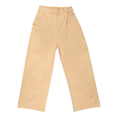 شلوار زنانه توشنا مدل ونیز رنگ کرم / TOSHNA