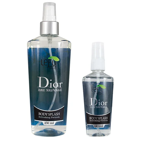 بادی اسپلش لفو مدل DIOR EAU SAUVAGE مجموعه 2 عددی 250 و 60 میلی لیتر/ LEFU
